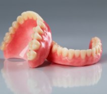 Full upper and lower dentures