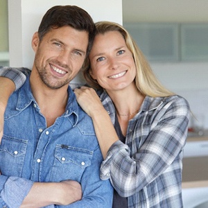 Couple after dental implant surgery in Cocoa Beach