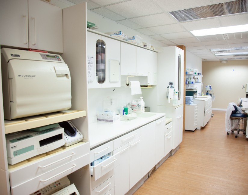 Dental office lab and storage area in Cocoa Beach