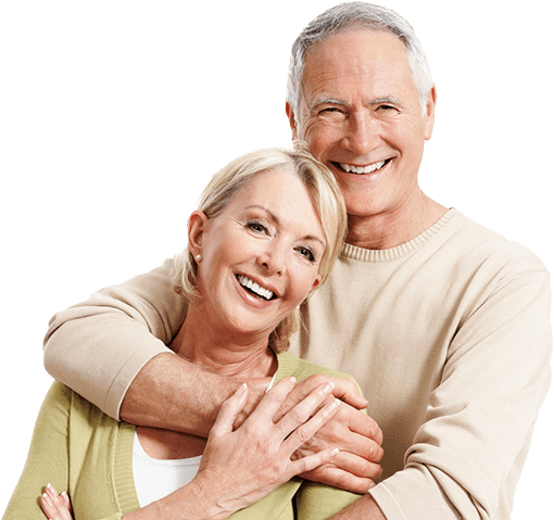 Smiling couple