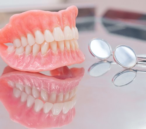 Full set of dentures